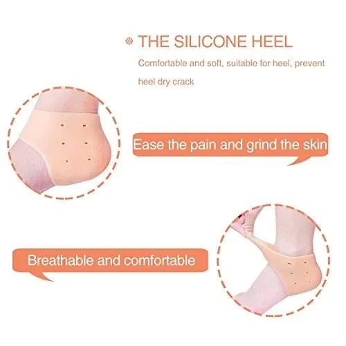 339 Moisturizing Skin Softening Silicone Gel for Dry Cracked Heel Repair (Multicolour)