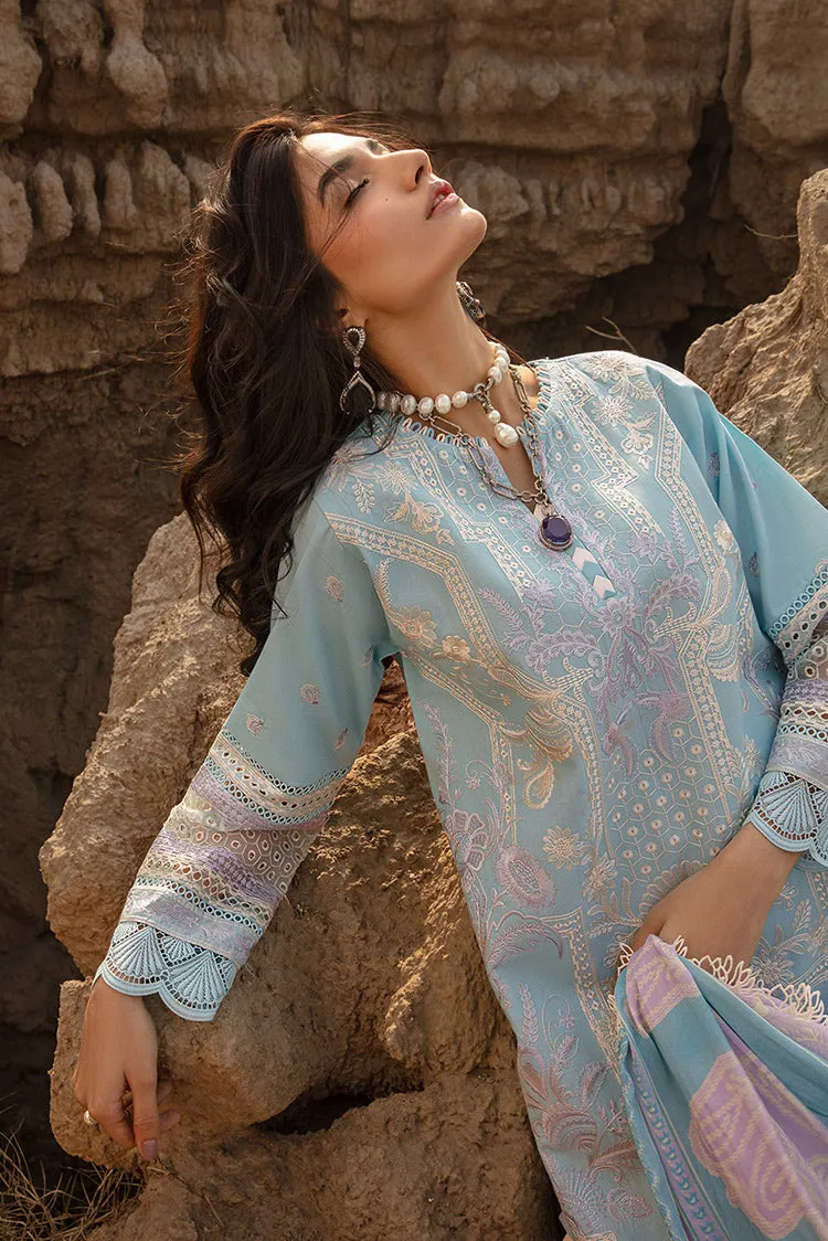 Aghaaz Luxury Unstitched Lawn Collection - 1134