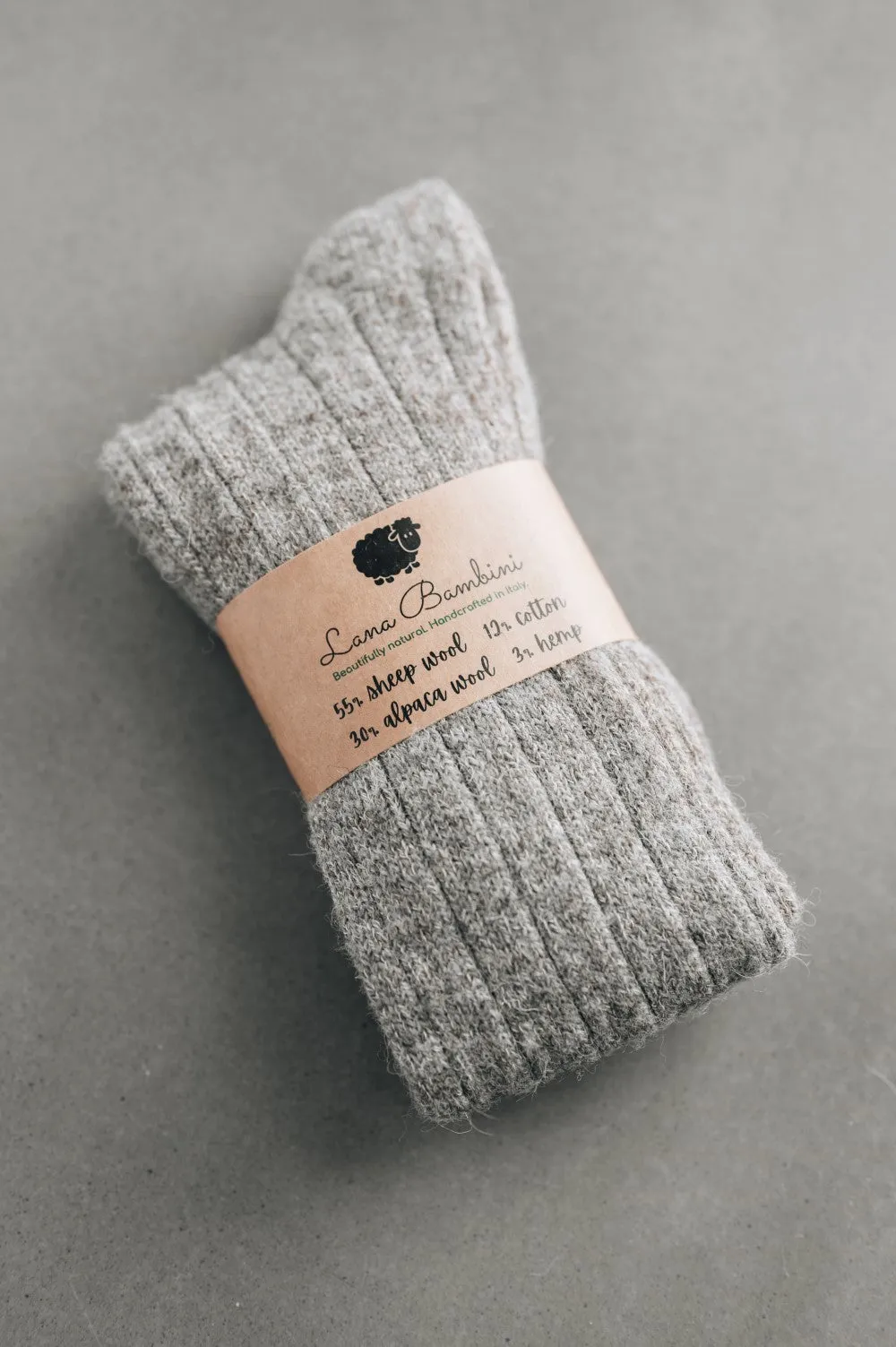 Anna Lungo (Wool/Alpaca/Cotton/Hemp) Socks