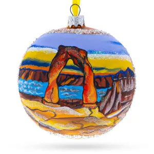 Arches National Park, Utah, Usa Glass Ball Christmas Ornament 4 Inches