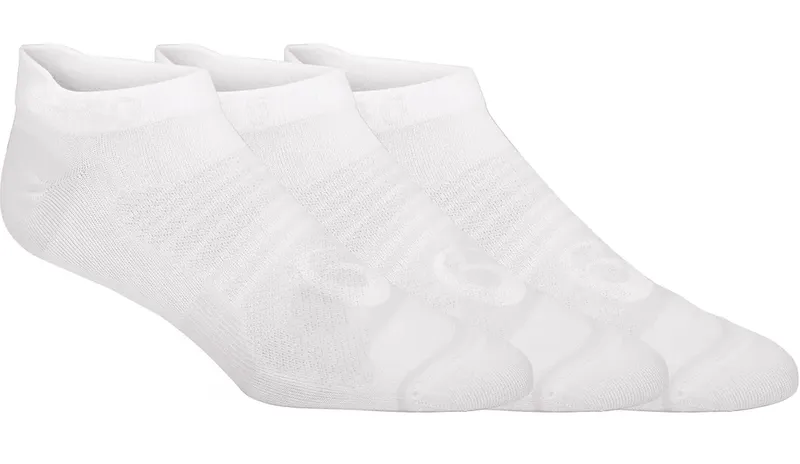 ASICS Quick Lyte Plus Unisex Socks, White, 3pk