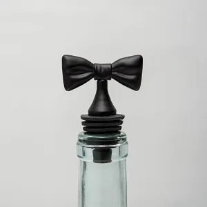 Black Tie Bottle Stopper