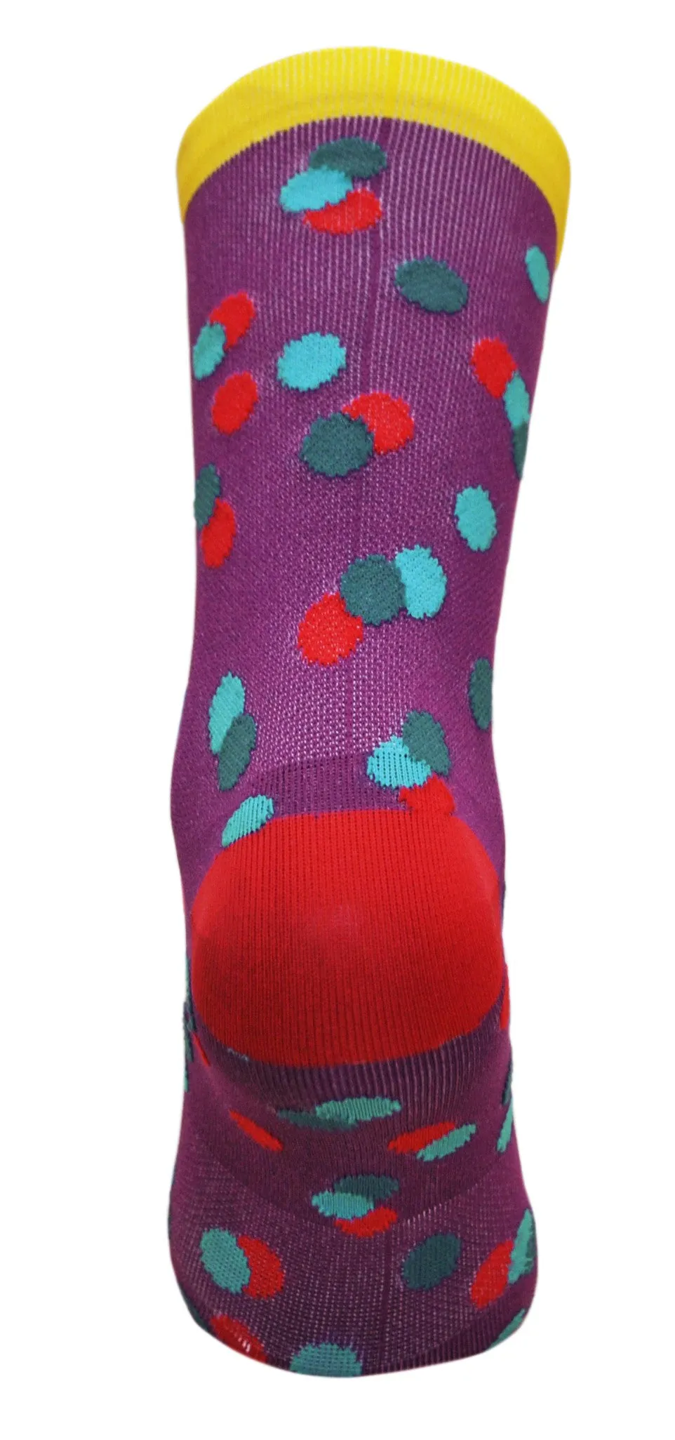 CALEIDO DOTS PURPLE SOCKS