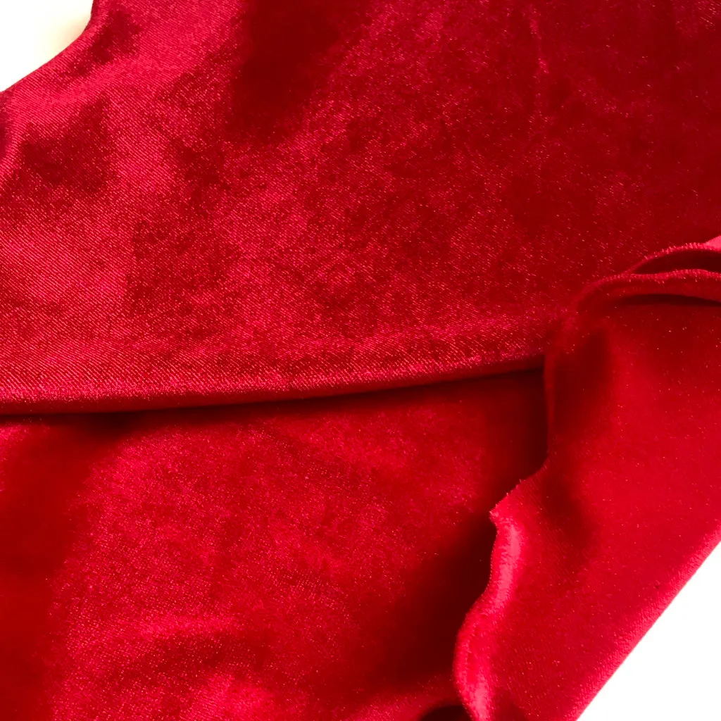 Chemo Head Scarf Headscarf Velvet Warm Red