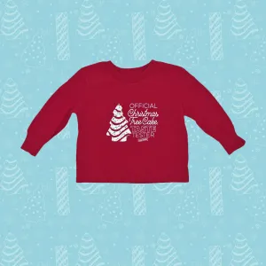 Christmas Tree Cake Taste Tester Youth Long Sleeve Shirt