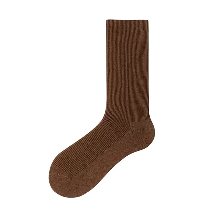 Cozy Days Ribbed Crew Socks