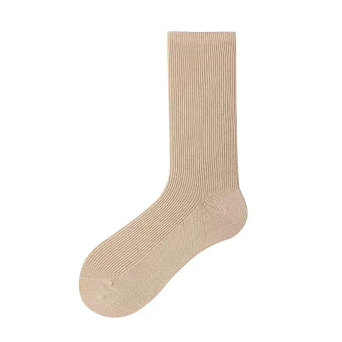 Cozy Days Ribbed Crew Socks