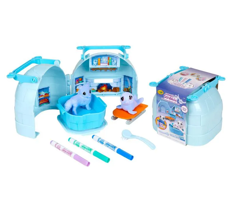 Crayola Scribble Scrubbie Pets Arctic Igloo Kit