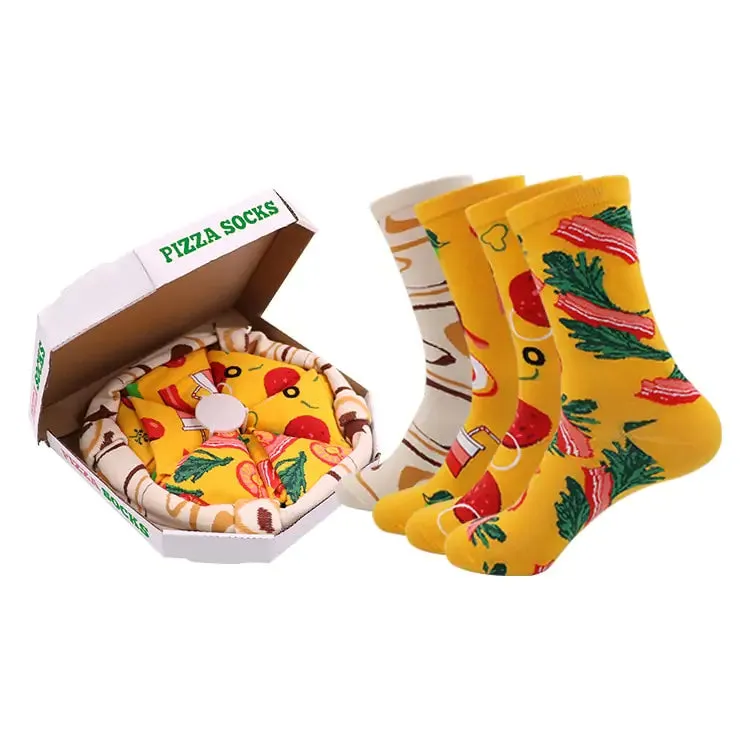 Cute Cozy Pizza Socks