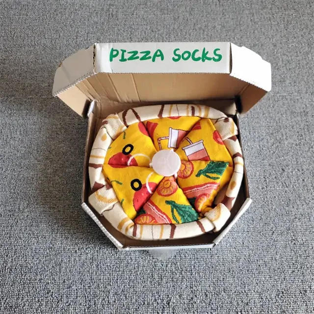 Cute Cozy Pizza Socks