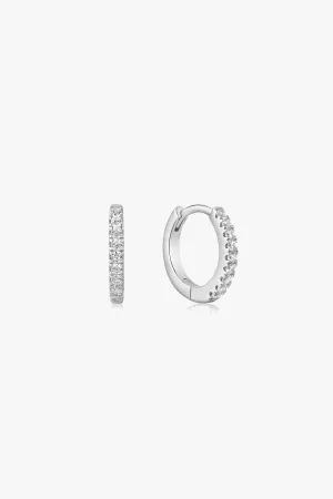 Ear Edit Silver Small Hoop Earrings