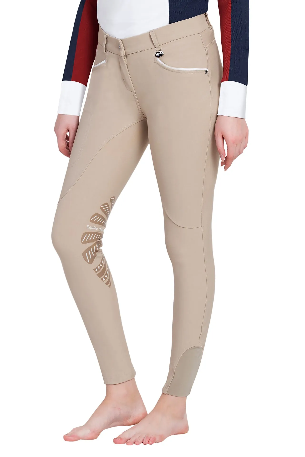 Equine Couture Ladies Lille Knee Patch Breeches