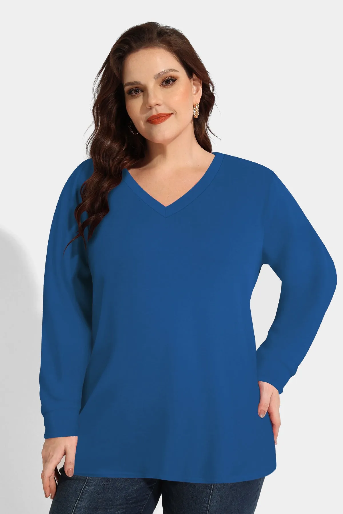 Essential Solid Long Sleeve Basic Shirt