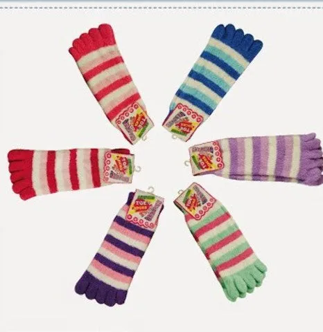 fuzzy toe socks Case of 144