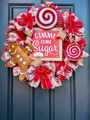 Gimme Some Sugar Christmas Wreath