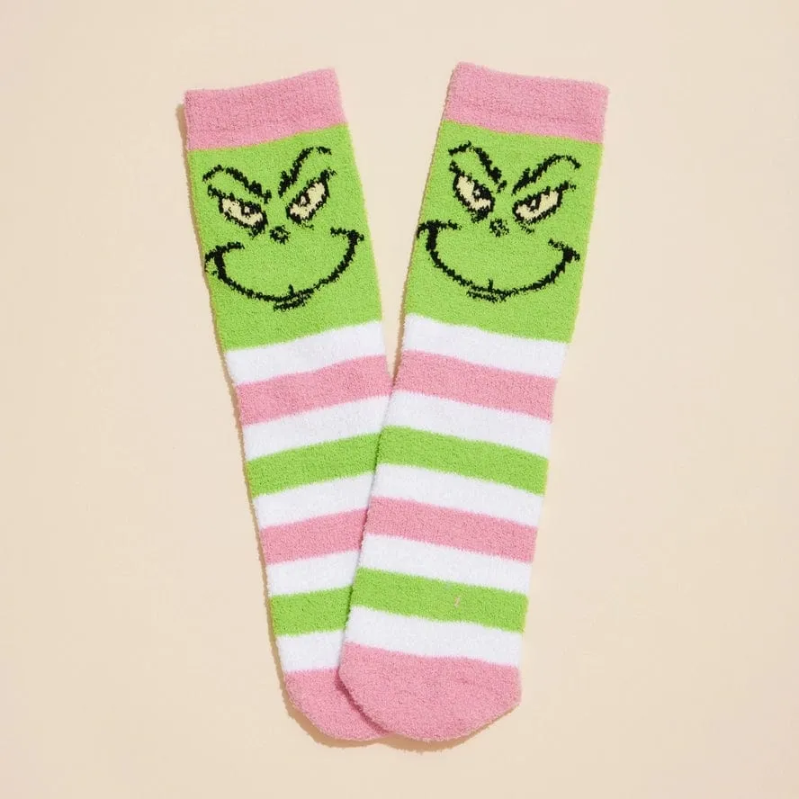 Grinch Assorted 4-Pack Fuzzy Socks