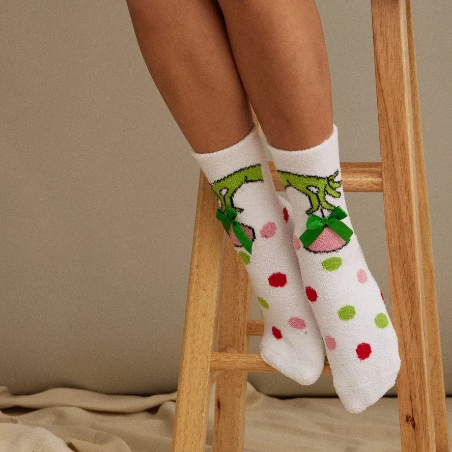 Grinch Assorted 4-Pack Fuzzy Socks