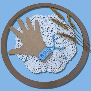 Happy Threads-Handmade Crochet Bhai Band- Light Blue