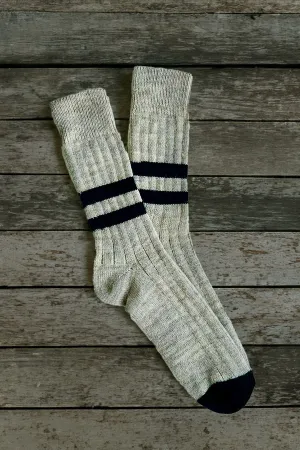 Heritage9.1 - Alpaca Vintage - Camel & Double Black Stripes