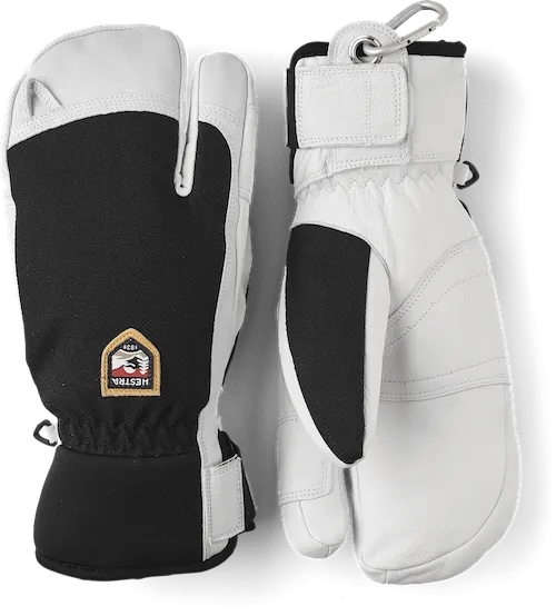 HESTRA GLOVE ARMY LEATHER PATROL 3-FINGER