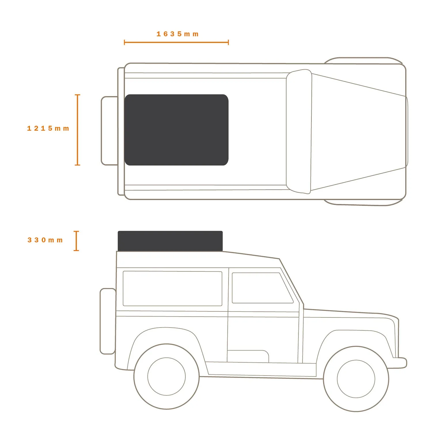 HI-VIEW 1600 ROOF TOP TENT