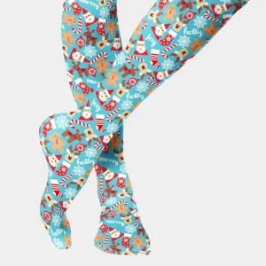 Holly Jolly - Compression Scrubs Socks