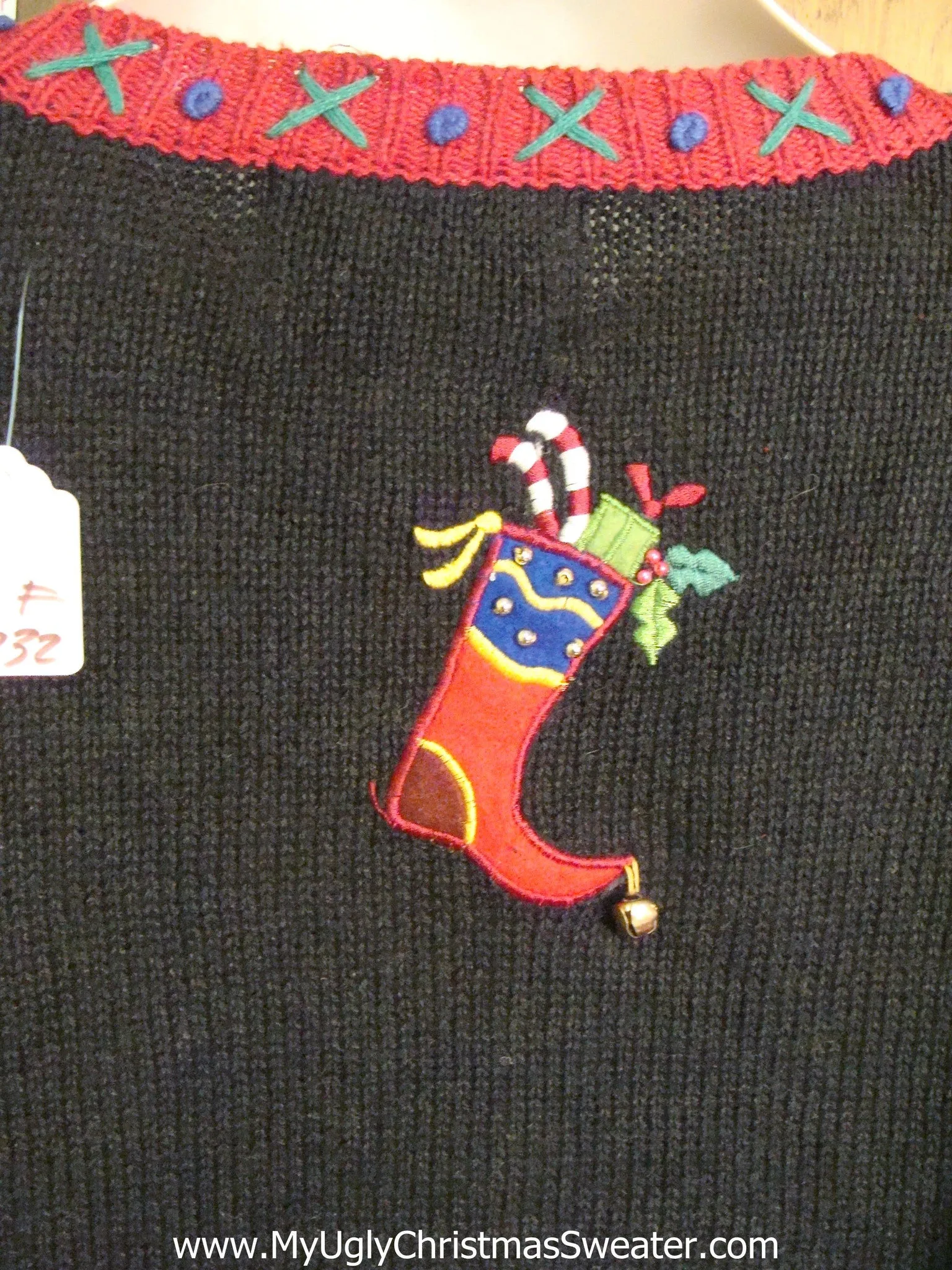 Horrible Pointy Stockings Ugliest Christmas Sweater