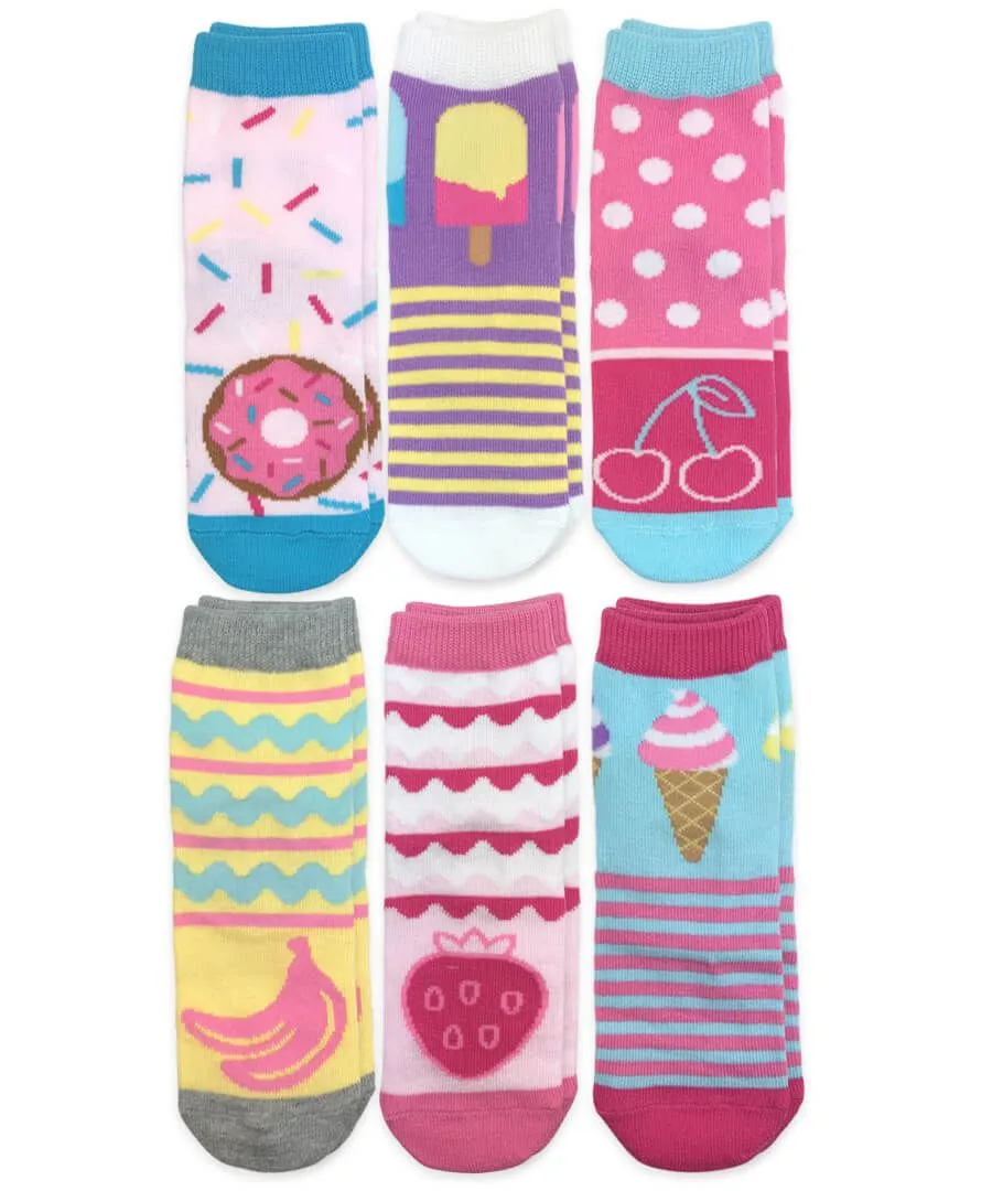 Jefferies Socks Sweet Treats Fashion Pattern Crew Socks