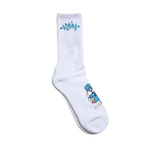 Lakai Cold Dawg Crew Sock - White