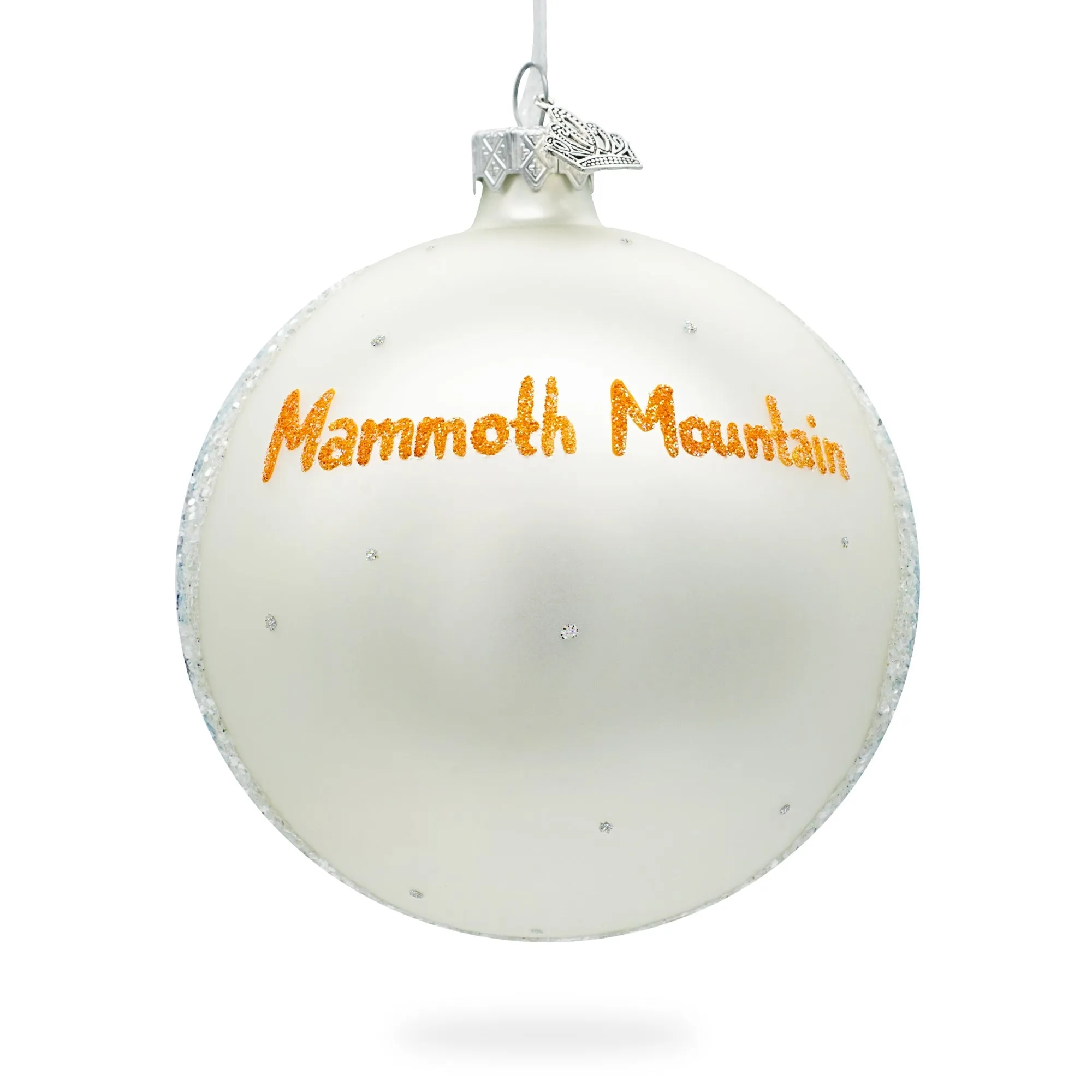 Mammoth Mountain Ski Area, California, Usa Glass Ball Christmas Ornament 4 Inches