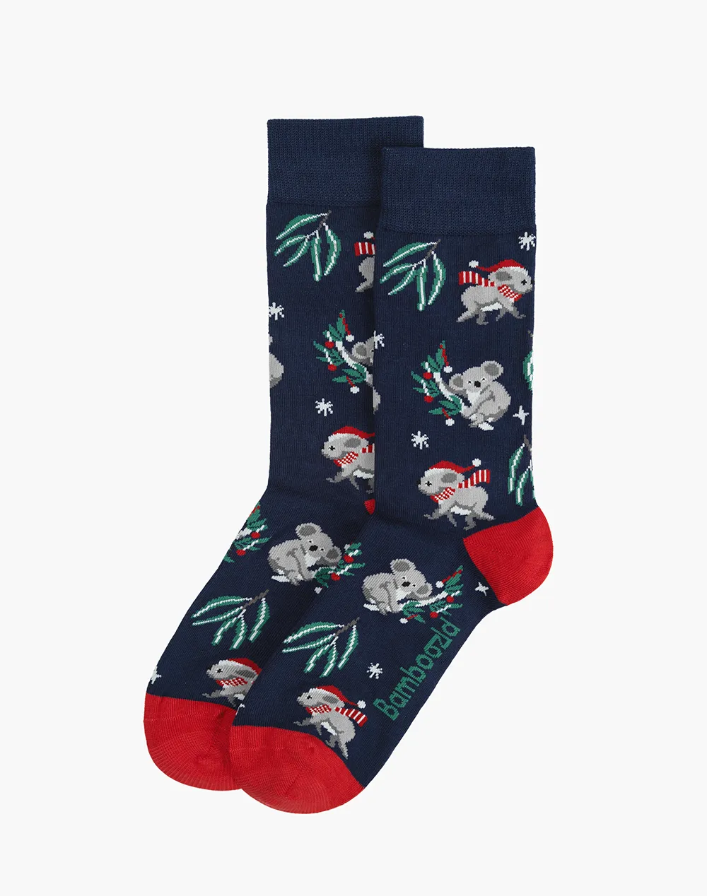 MENS CHRISSY GUMLEAF KOALA BAMBOO SOCK CARD