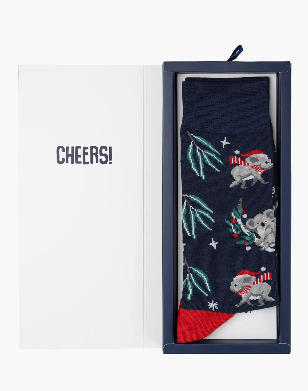 MENS CHRISSY GUMLEAF KOALA BAMBOO SOCK CARD