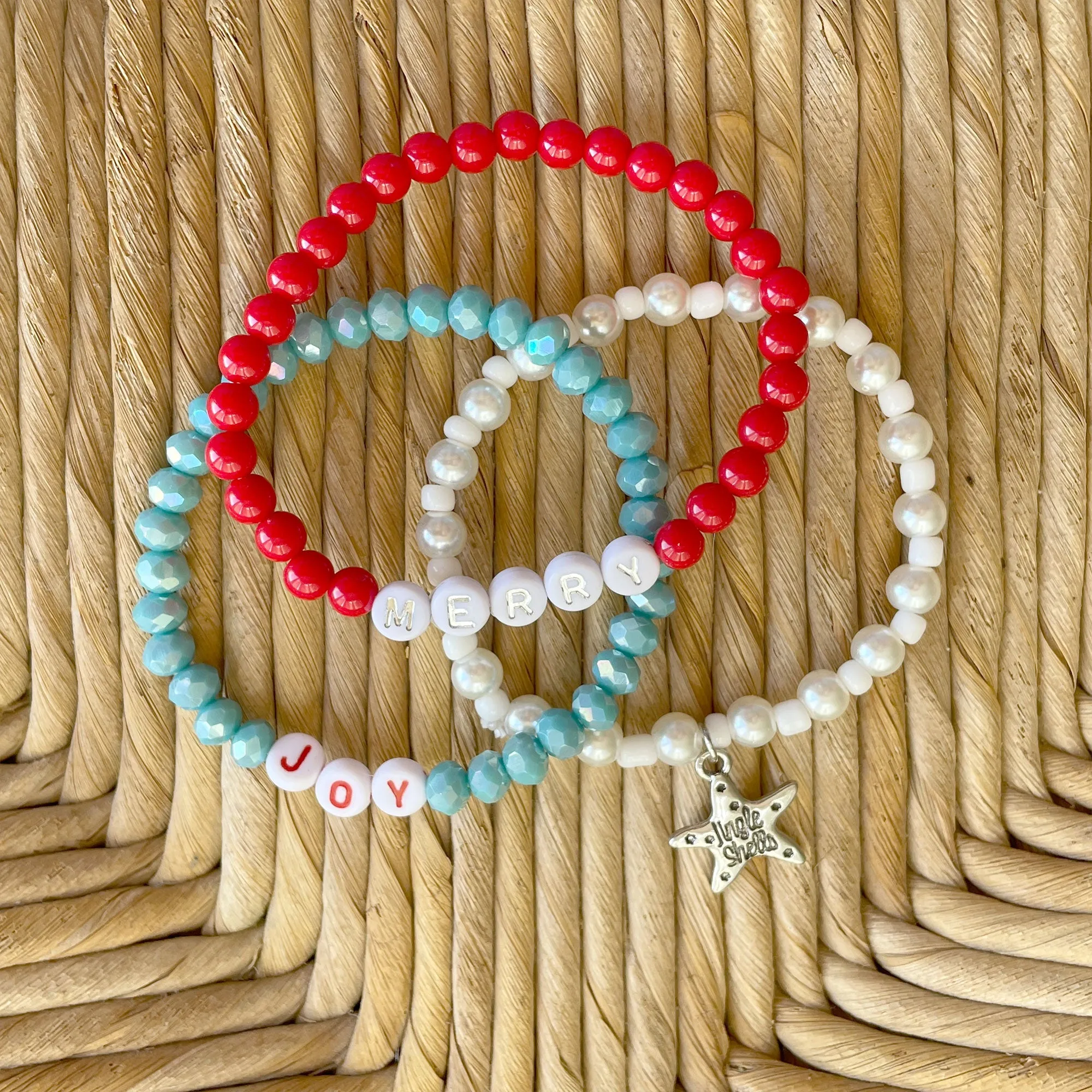 MERRY JOY Stretch Bracelet Set