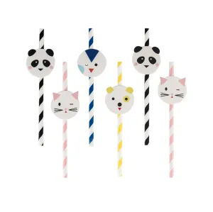 Mini Party Animal Straws