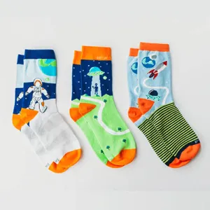 Organic Adult Socks - Out of This World - 3 pairs