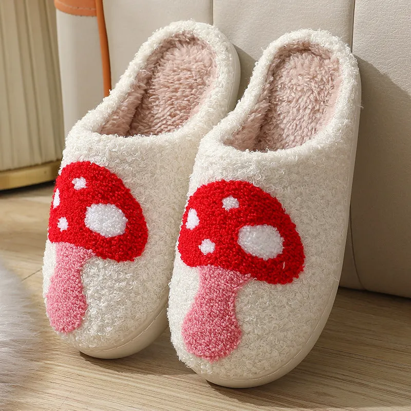 Owlkay Plush Warm  Soft Slippers