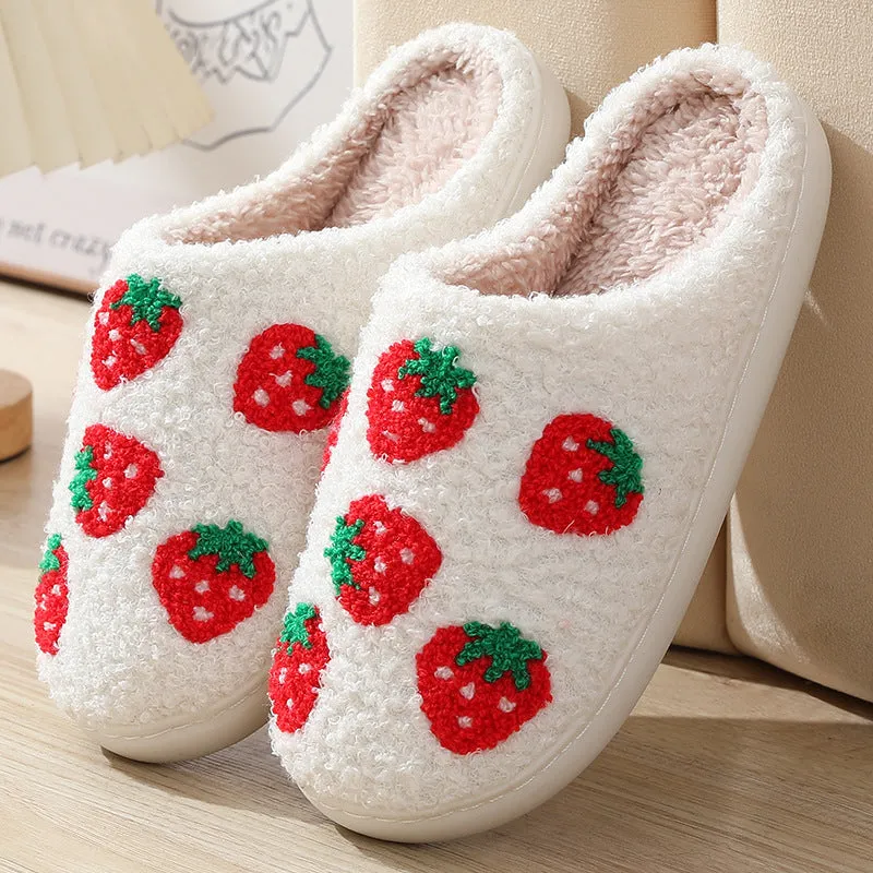 Owlkay Plush Warm  Soft Slippers