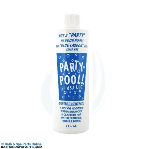 Party Pool 8oz Blue Lagoon Pool Color Additive Bottle