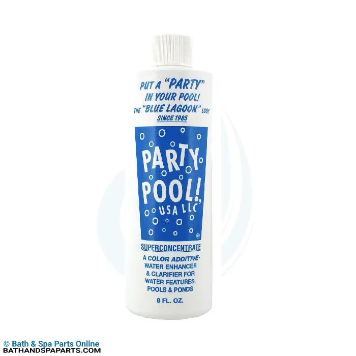 Party Pool 8oz Blue Lagoon Pool Color Additive Bottle