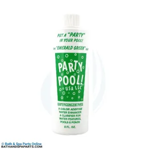 Party Pool 8oz Emerald Green Pool Color Additive Bottle