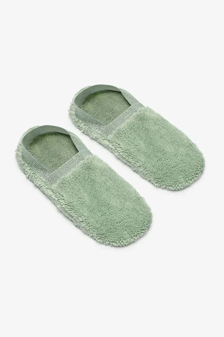 Penti Cozy Solid Light Green Home Socks