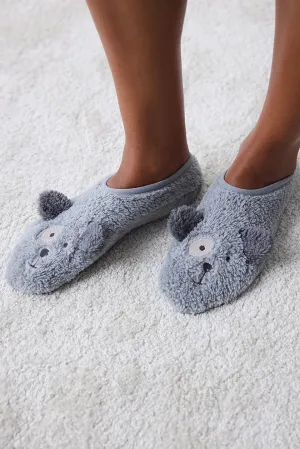 Penti Cutie Dog Light Grey Home Socks