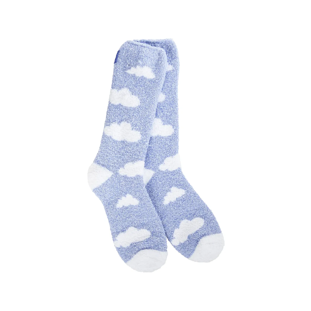 Periwinkle Cozy Cloud Crew Socks - Womens