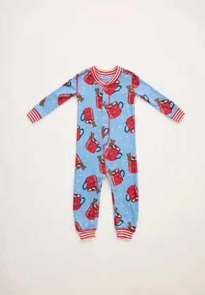 PJ Salvage Hug In a Mug Infant Pj Romper