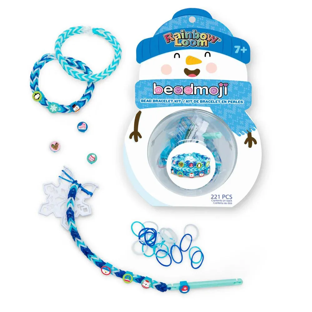 Rainbow Loom® Beadmoji™ Bracelet Snowman Kit