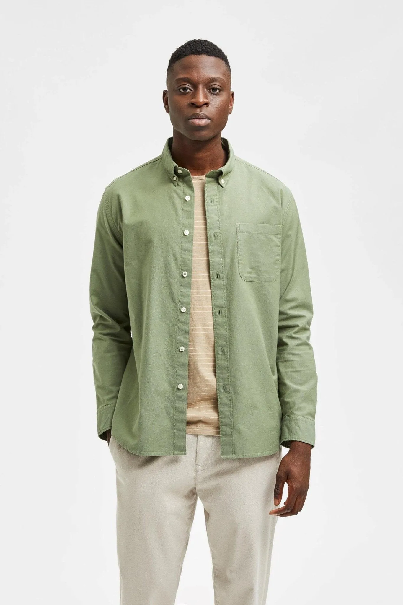 Rick Flex Shirt - Winter Moss