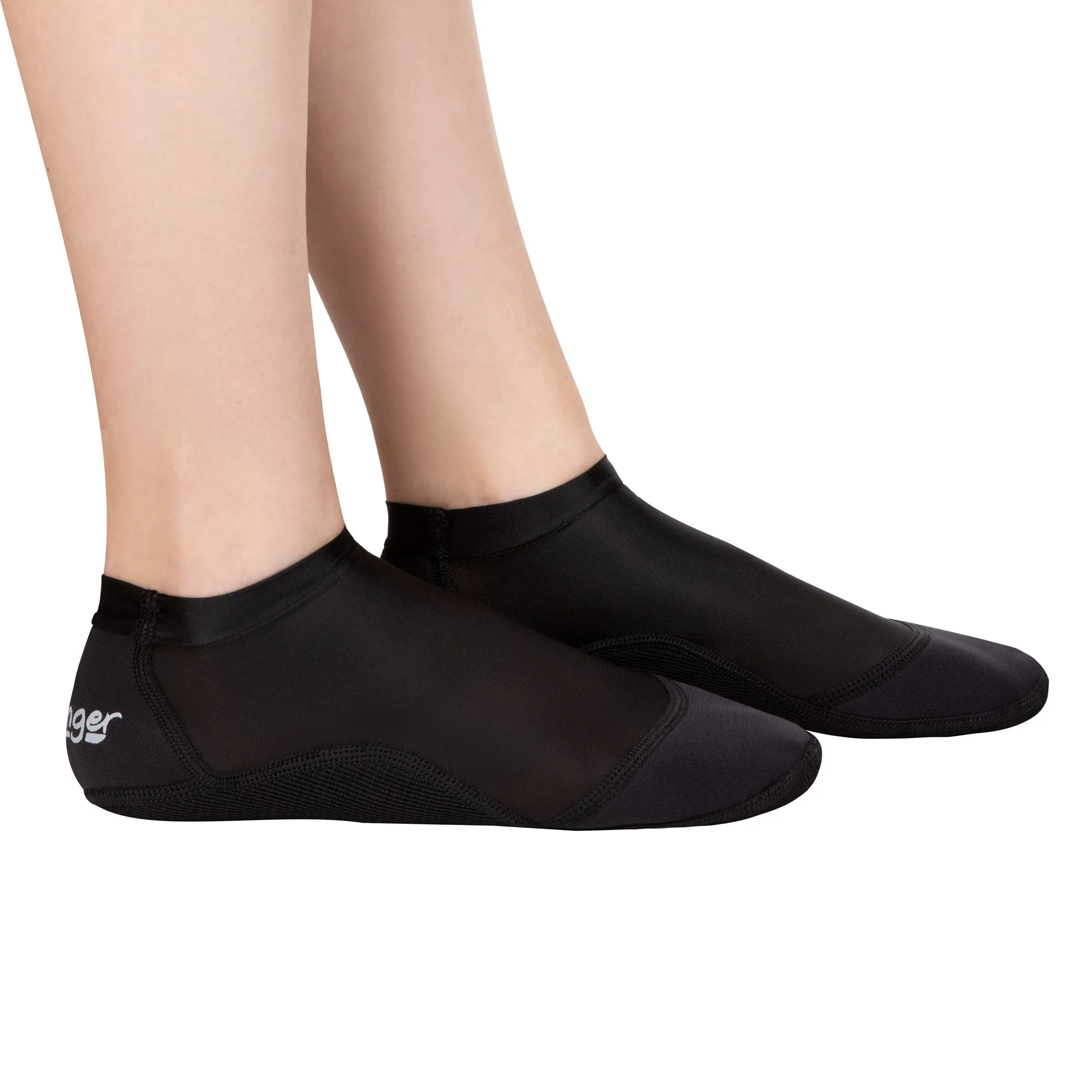 SeaSnug Ankle Beach Socks - Black