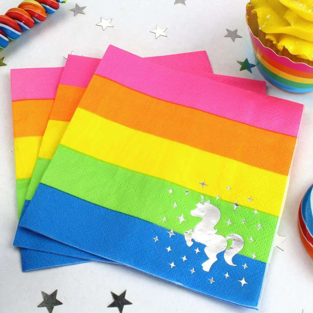 Silver Lining Rainbow Unicorn Deluxe Pack for 8