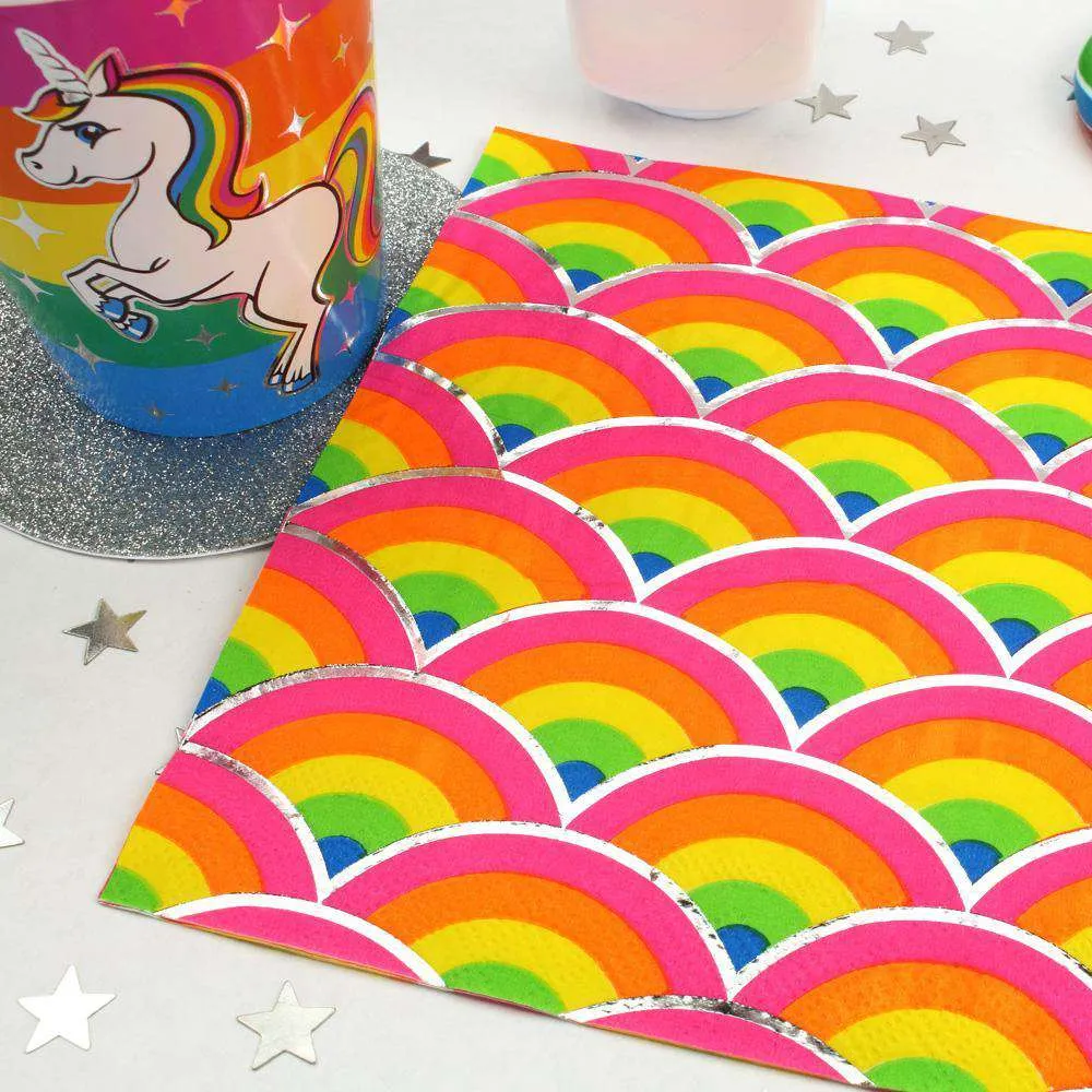 Silver Lining Rainbow Unicorn Deluxe Pack for 8