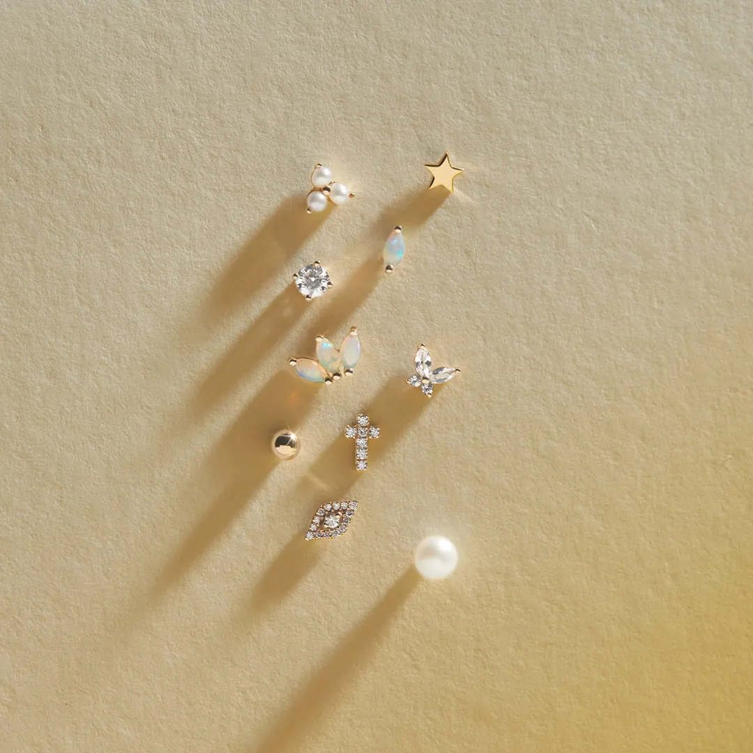 TWINKLE | Star Threadless Flatback Earring